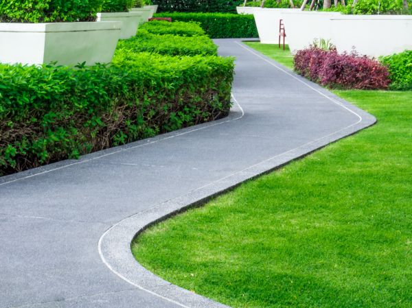 Walkway Curb Installation in Visalia