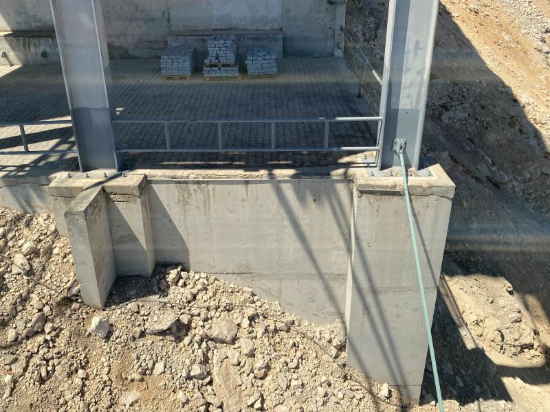 Cement Footer Installation